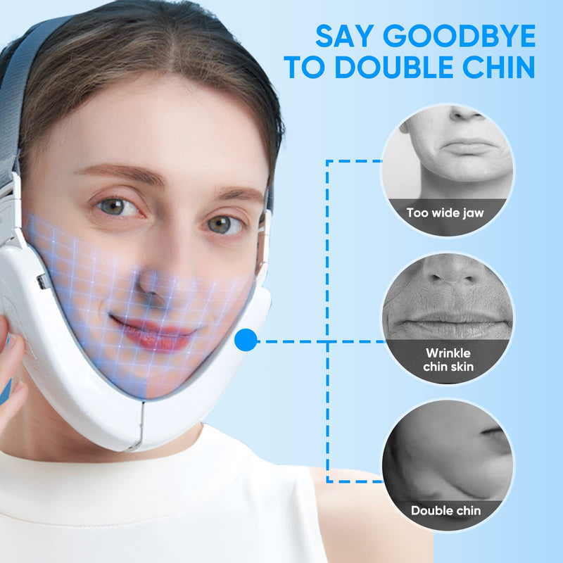 Double Chin Reducer, Electric Face Lift Device, Facial Massager - Lifting & Firming Saggy Skin Reduce Double Chin 1 Count (Double Chin Reducer Machine) - NewNest Australia