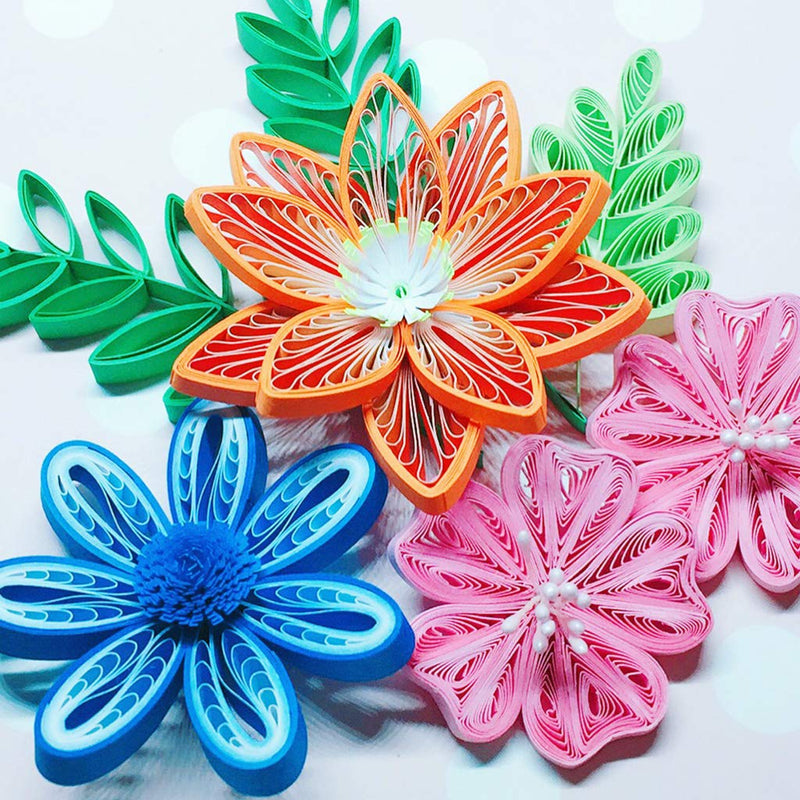 JUYA Paper Quilling Gradient Series Set 10 Colors QP388 (10 Packs Individual, Width: 3mm) 10 Packs Individual Width: 3 mm - NewNest Australia
