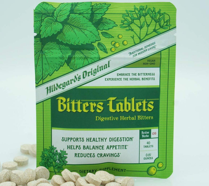 Hildegard's Original Bitters Tablets: Ancient Herbal Remedy for Fasting Support, Kidney Liver Cleanse Detox & Repair, Heartburn, & Digestion Supplements - NewNest Australia