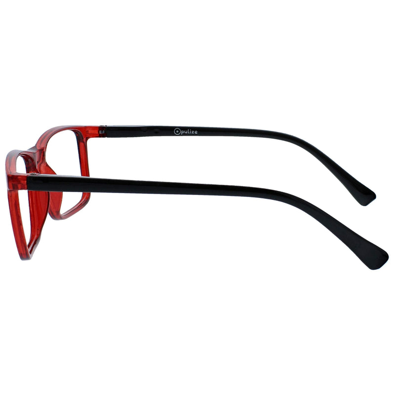 OPULIZE Ink Pack of 3 Reading Glasses Large Men Women Spring Hinges Reading Aid RRR4 Modern +2.00 Diopter Single - NewNest Australia