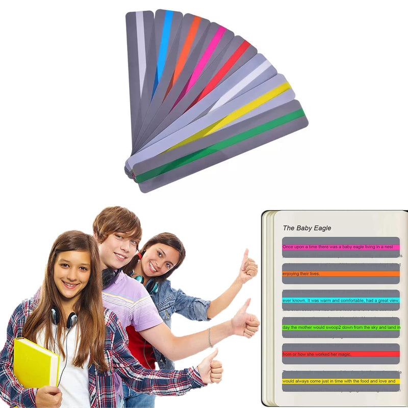 Dyslexia Reading Ruler for Dyslexia Reading Ruler for High Gloss Color Dynamic Reading Marker Reading Guide Colorful - NewNest Australia