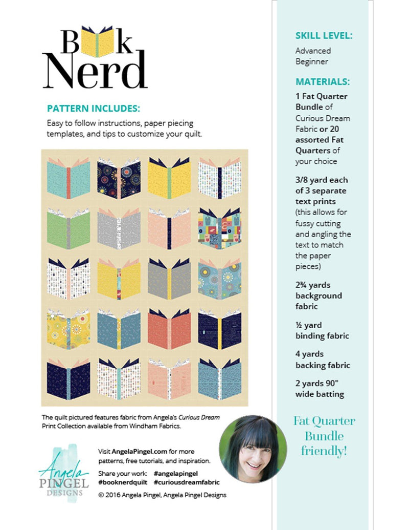 Angela Pingel Designs Book Nerd Pattern - NewNest Australia
