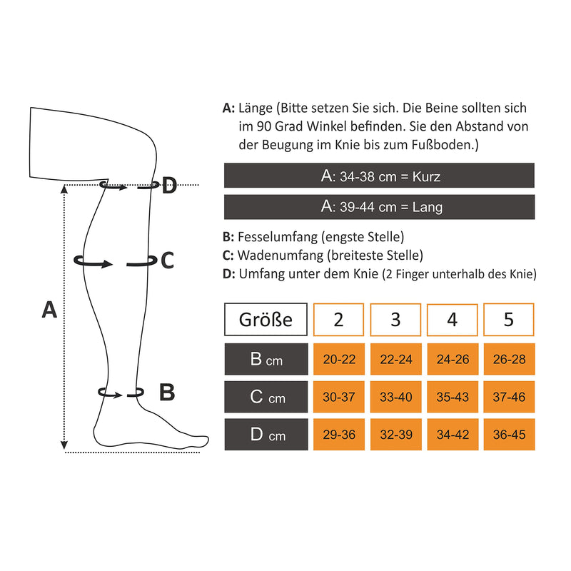 Medical Compression Socks And Thrombosis Stockings With Open Toe For Women And Men (23-32 Mmhg, Class 2, 120 Denier) - Support Stockings For Flight - Compression Socks For Everyday Use - Pani Teresa Medica - NewNest Australia