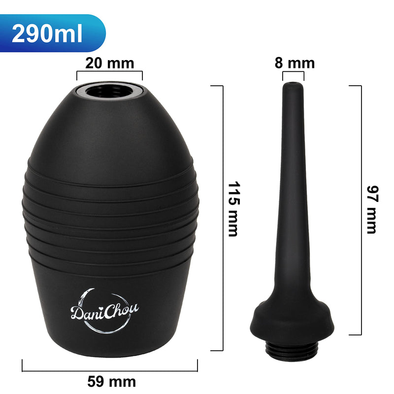 Danichou Enema 290 Ml, Premium Enema For Intestinal Cleaning, Intimate Care Women, Enema Douche For Intercourse & Irrigator Intestinal Cleansing With High-Quality & Comfortable Silicone Nozzle, Vaginal Shower - NewNest Australia