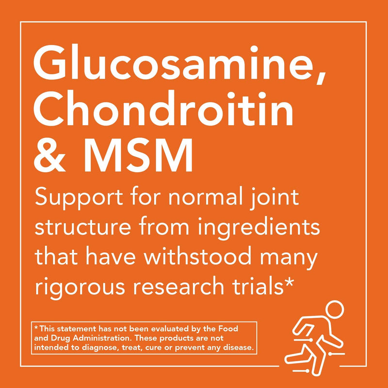 NOW Supplements, Glucosamine & MSM (Not Shellfish Derived), Vegetarian , 120 Veg Capsules - NewNest Australia