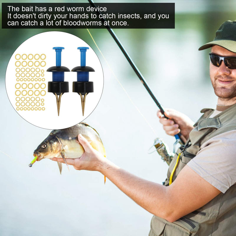 Baits Clip Fishing Lures Clip Fishing Tools Portable Lures Baits Clip Bloodworm Earthworm Clip Fishing Tackle Accessories - NewNest Australia