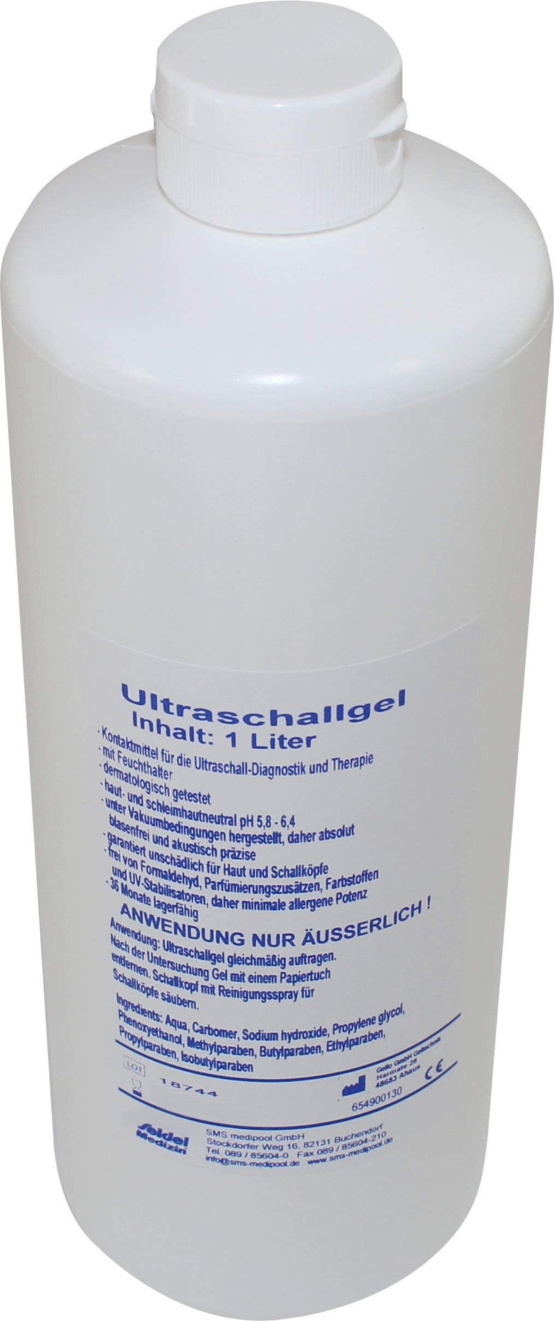 Ultrasound gel 12 x 1000 ml Sono-Gel - Ultrasound - Lubricant Seidel Medicine - NewNest Australia