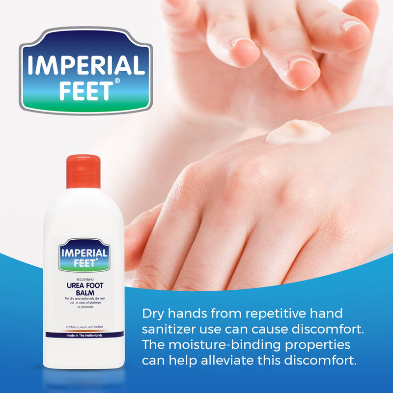 Imperial Feet Urea Foot Balm - Natural Urea Cream for Rough & Dry Skin, Calluses - Cracked Heel Treatment with Cleansing, Moisture-Binding Exfoliating Formula - Wild Herb Antioxidant Extract - 150ml - NewNest Australia