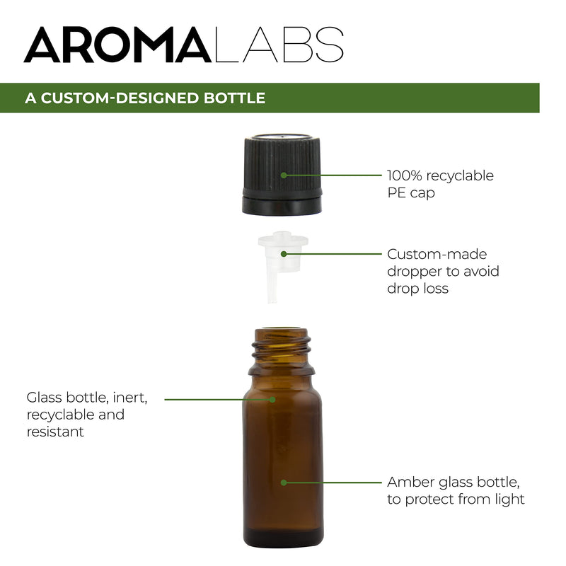 BIO - Cedarwood Atlas Essential Oil - 10mL - 100% Pure, Natural, Chemotyped and AB/Cosmos Certified - AROMA LABS (French Brand) 10 ml (Pack of 1) - NewNest Australia