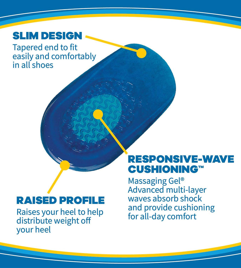 Dr. Scholl's HEEL CUSHIONS with Massaging Gel Advanced // All-Day Shock Absorption and Cushioning to Relieve Heel Discomfort (for Women's 6-10, also available for Men's 8-13) Women 6-10 - NewNest Australia