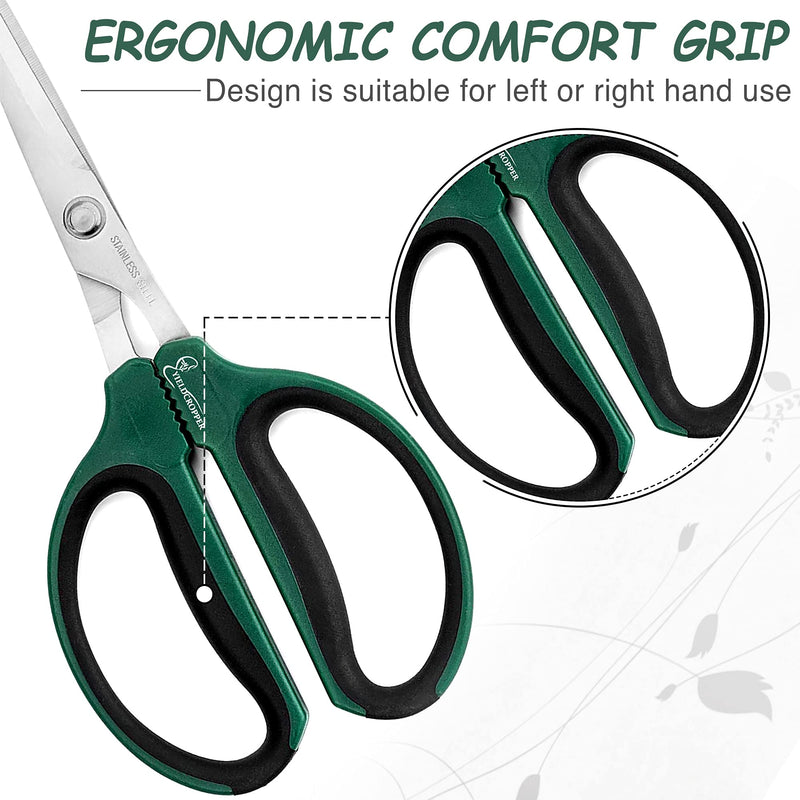 Hydroponic 60mm/40mm 2 pack Bonsai micro tip pruning shears (Stainless Steel) by Yieldcropper - NewNest Australia