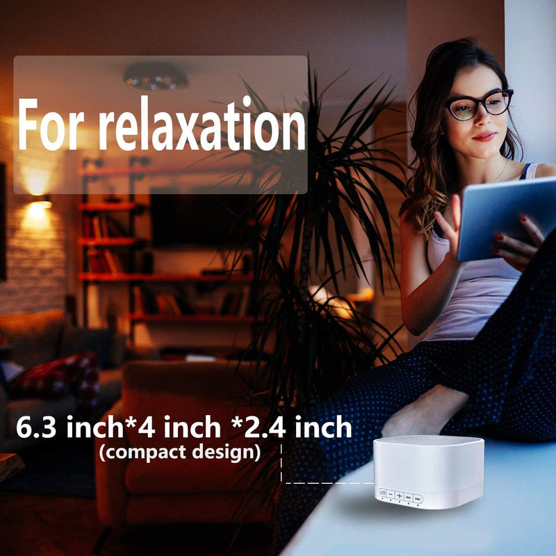 Magicteam Sound Machines White Noise Machine with 20 Non Looping Natural Soothing Sounds and Memory Function 32 Levels of Volume Sleep Sound Timer Therapy for Baby Kids Adults 1 Count (Pack of 1) - NewNest Australia