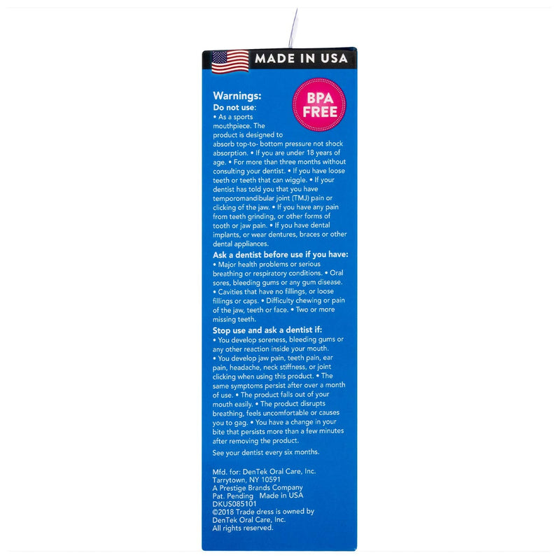 DenTek Professional Fit Maximum Protection Mouth Guard for Nocturnal Teeth Grinding - NewNest Australia