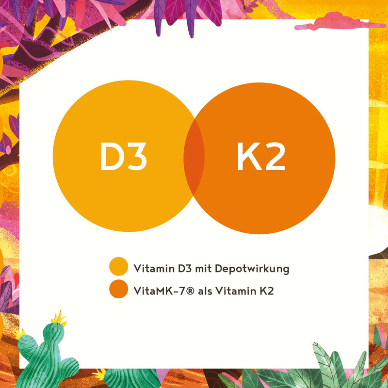 Vitamin D3 + K2 - high dose 4,000 IU - 160 capsules - vitaMK-7, 99.99% all-trans and vegetable omega 3 fatty acids from linseed and algae - SUN VITAMINS - NewNest Australia