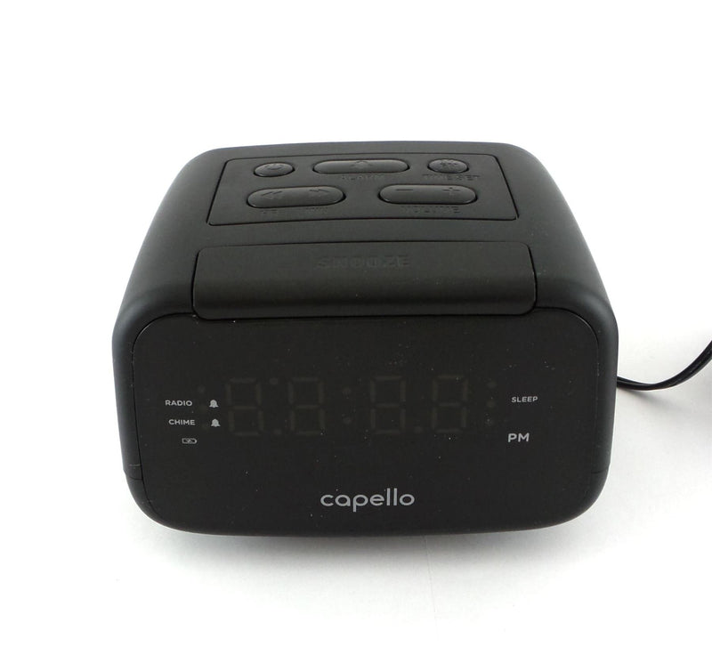 NewNest Australia - Capello Digital AM & FM Alarm Clock Radio - Black (CR15) 