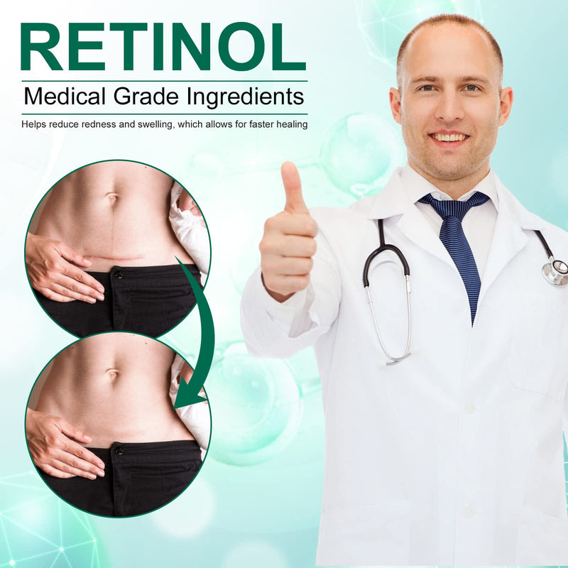 Silicone Scar Gel- Scar Removal Cream Gel, Stretch Mark Cream, Medical Advanced Scar Gel for Old and New Scar, Scar Cream for Surgical Scars, C-Section, Keloid, Acne Scars, Gentle Formula 50ML Green - NewNest Australia