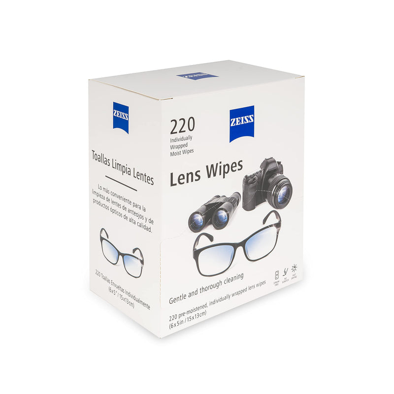 Zeiss Lens Wipes, White, 220 Count 220 Count (Pack of 1) - NewNest Australia