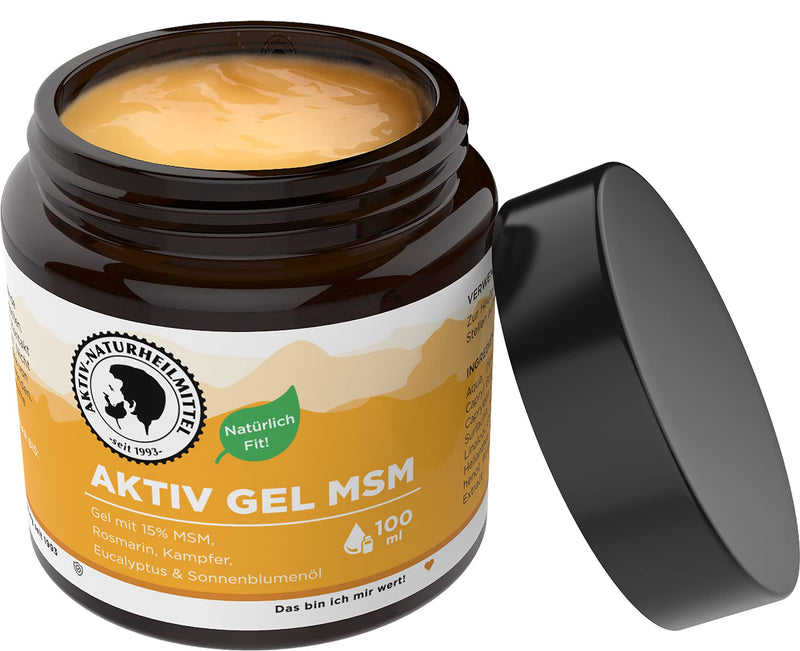 Active natural remedy AktivGel MSM cream/ointment 100ml with 15% MSM & warming effect | 99.9% purity, high quality and from Germany - NewNest Australia