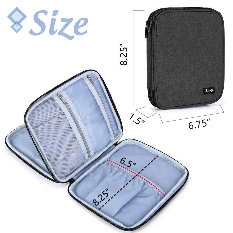 Luxja Carrying Bag Compatible with Cricut Pen Set and Basic Tool Set, Double-Layer Organizer Compatible with Cricut Accessories (Bag Only), Black - NewNest Australia