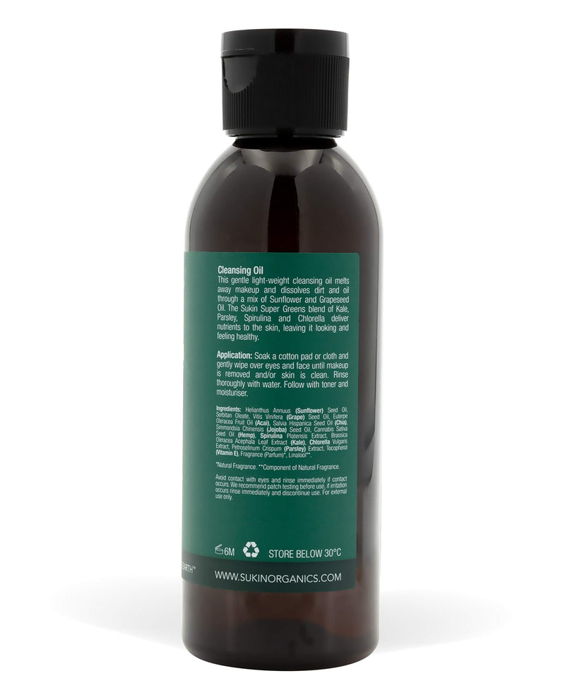 Sukin Australian Natural Super Greens Detoxifying Cleansing Oil 125ml - NewNest Australia