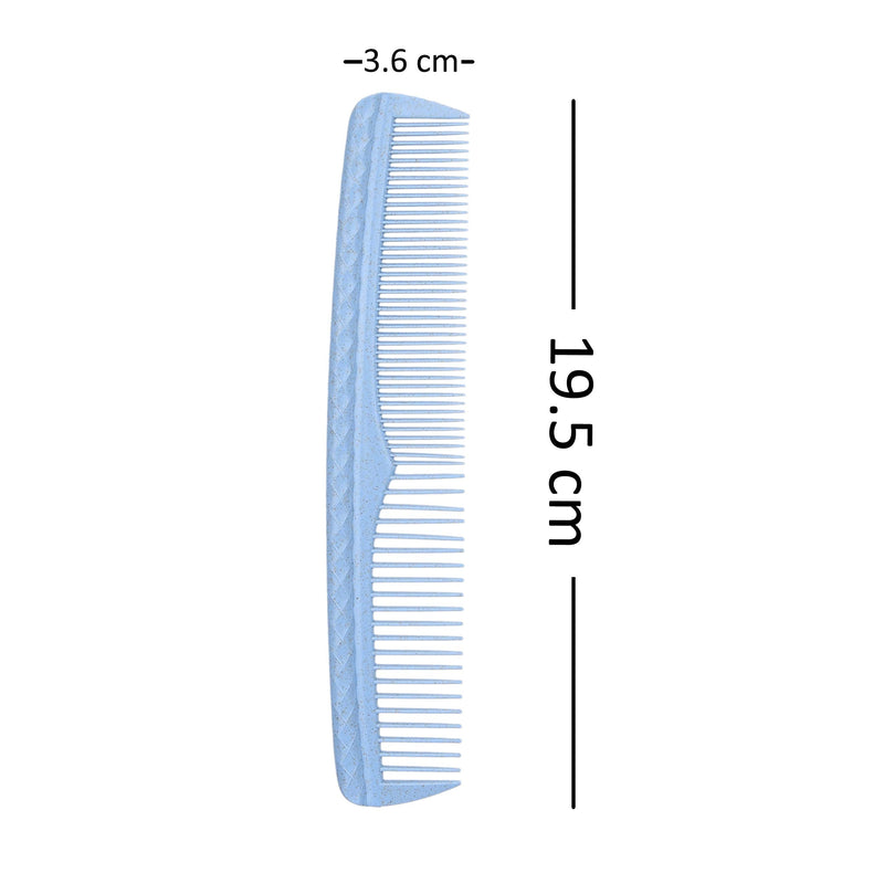 Kare & Kind Hair Combs Set - Colorful 4 pcs Durable Plastic Combs - (7.46 inches) - Coarse and Fine Tooth - For Combing, Hairstyling, Trimming, Cutting - Home and Hair Salons - For Men, Women, Kids - NewNest Australia