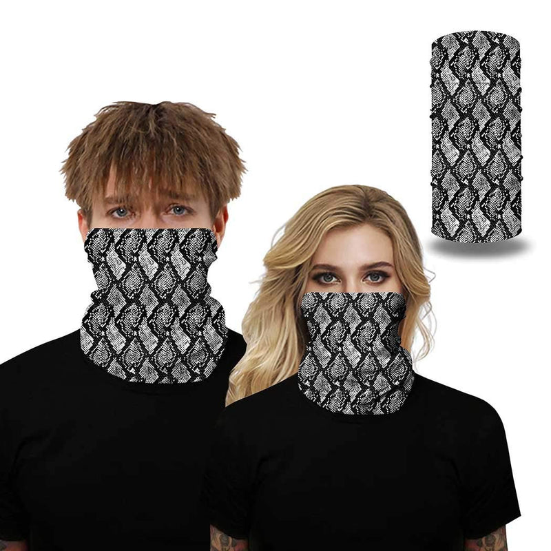 IYOU Outdoor Neck Gaiter Leopard Print Elastic Face Scarf Motorcycle Dust Bandana for Women and Men(pack of 3) - NewNest Australia