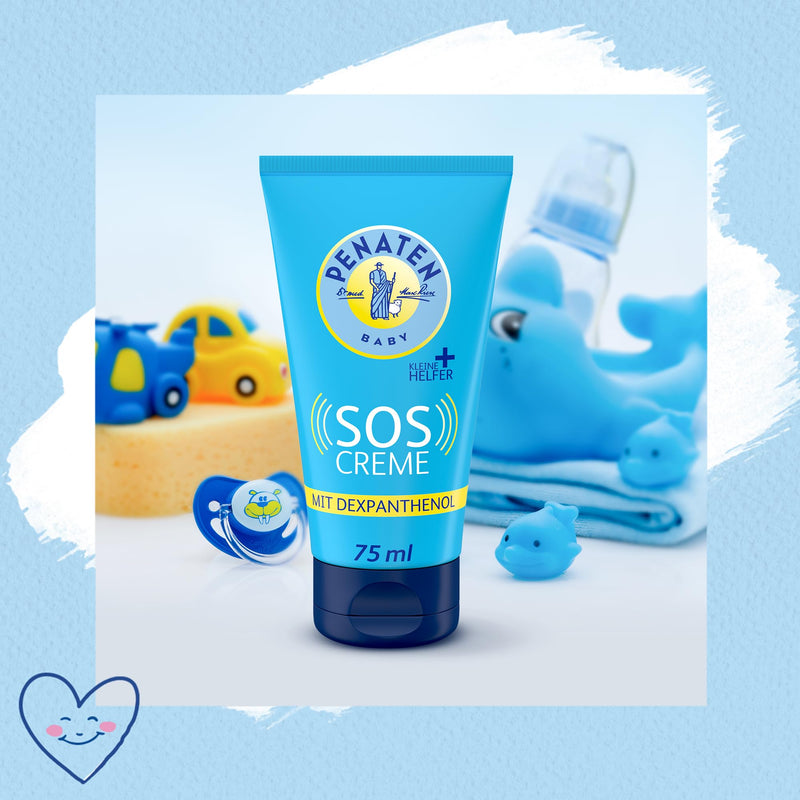 Penaten Baby Care, SOS Cream, Little Helpers, with Dex-Panthenol against Redness, 75ml 75ml (Pack of 1) - NewNest Australia