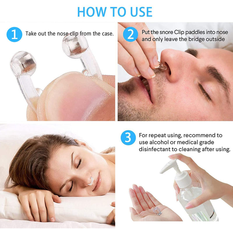 Caitang Snoring Stopper, Anti Snoring Nose Clip, Pack Of 6 Anti Snoring Nose Spreaders, Nose Separator Against Snoring, Prevent Snoring, Reduce Noise When Sleeping - NewNest Australia