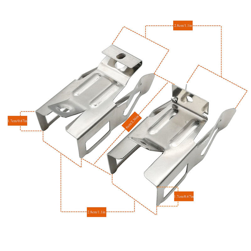 Pack of 2 Range Stove Element Plug Receptacle Block Terminal Block Range For Receptacle Whirlpool Kenmore Electric Stove Range Burner Receptacle Kit ERR117 550226, 71930, 74-06-132, 74-06-190, 766339 - NewNest Australia
