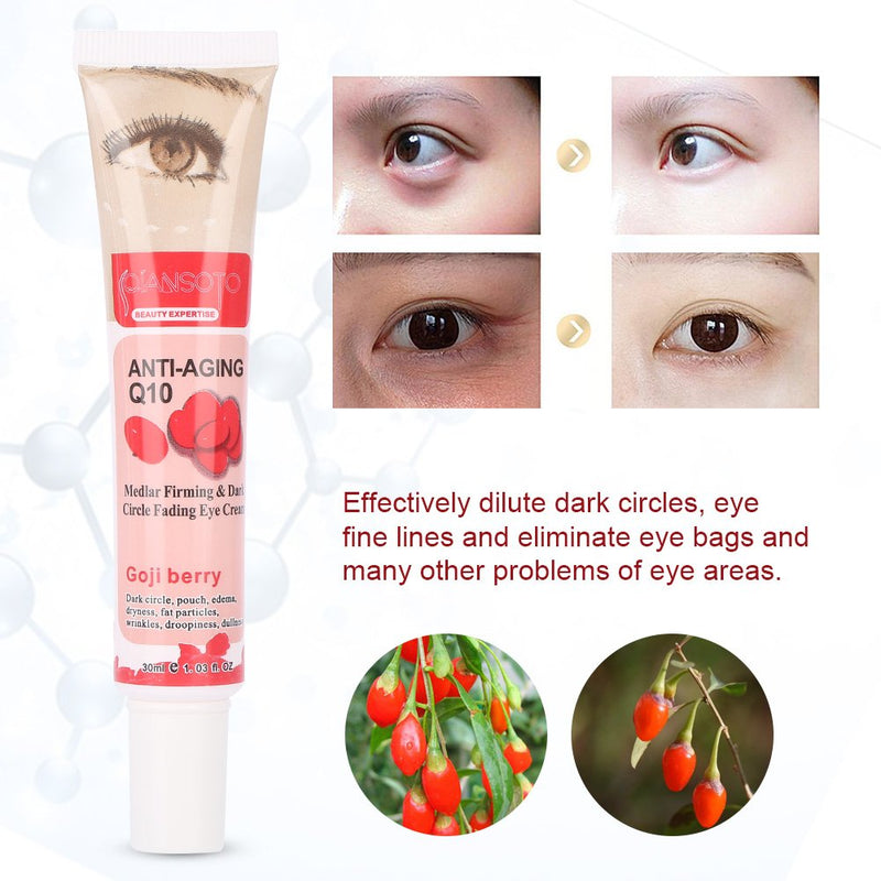 Goji Eye Cream Anti Aging Eye Serum Firming & Hydrating Formula Reduces Under Eye Swelling Fine Lines & Creases Dark Circles for Softer Smoother Younger Looking Skin - NewNest Australia