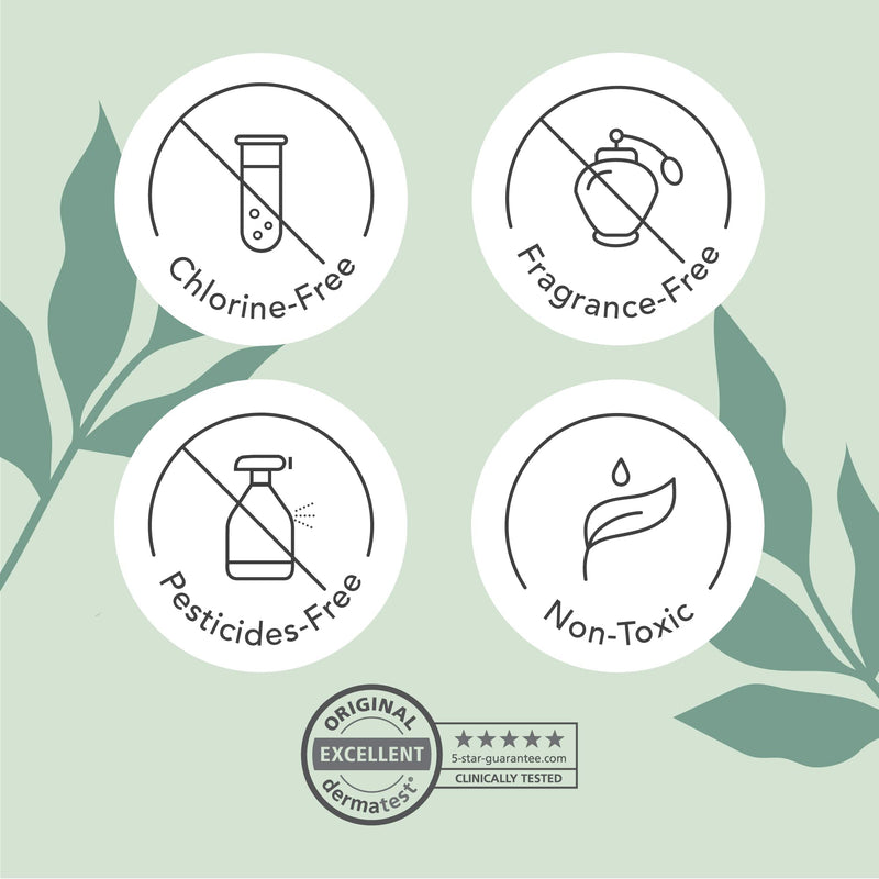 Rael Organic Cotton Cover Liners - Unscented, Chlorine Free, Light Absorbency, Daily Panty Liners (Long, 36 Count) 36 Count ( Long ) - NewNest Australia