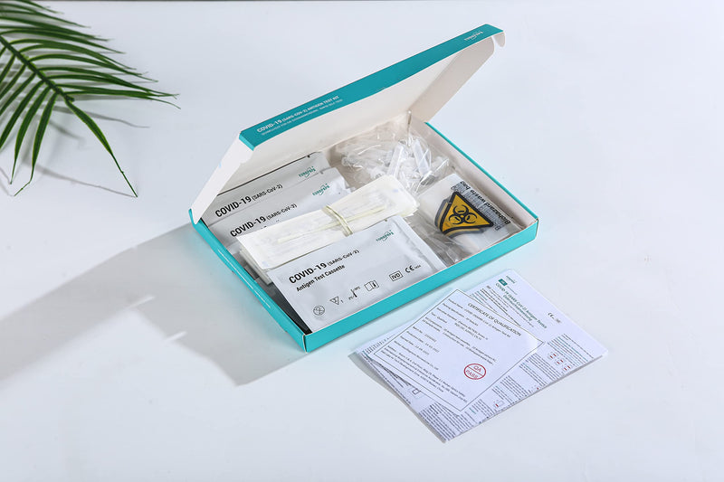 Europapa 10 X Corona Lay Test Self-Test Covid-19 Antigen Test For Sars-Cov-2 Quick Test For Self-Use Test Cassettes Sample Swabs Antigen Extract Individually Packed - NewNest Australia