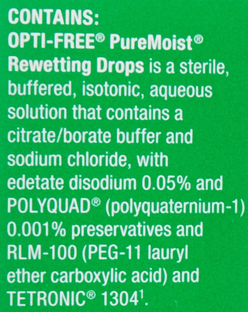 Opti-Free Puremoist Rewetting Drops, 12-mL - NewNest Australia