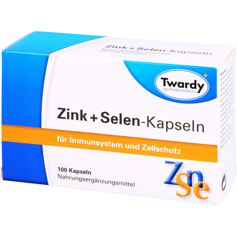 Astrid Twardy GmbH Zinc + Selenium capsules for immune system and cell protection, 100 capsules, 52.5 g - NewNest Australia