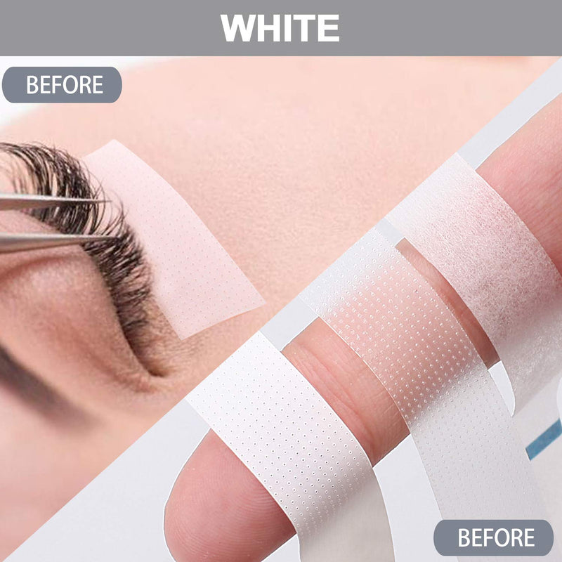 Lash Tape, PE Micropore Medical Tape for Eyelash Extension, Fabric Tape For False Eyelash Patch Makeup Tool (6 Rolls Japan MIcropore Soft Tape) 6 Rolls Japan MIcropore Soft Tape - NewNest Australia