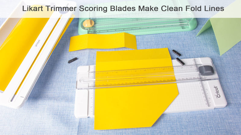 Likart 8 Pack Paper Cutter Replacement Blades for Cricut Portable Trimmer Replacement Blades for Cricut Cutter/Cricut Roll Holder/Xinart Paper Cutter(6 Cutting Blades & 2 Scoring Blades) - NewNest Australia
