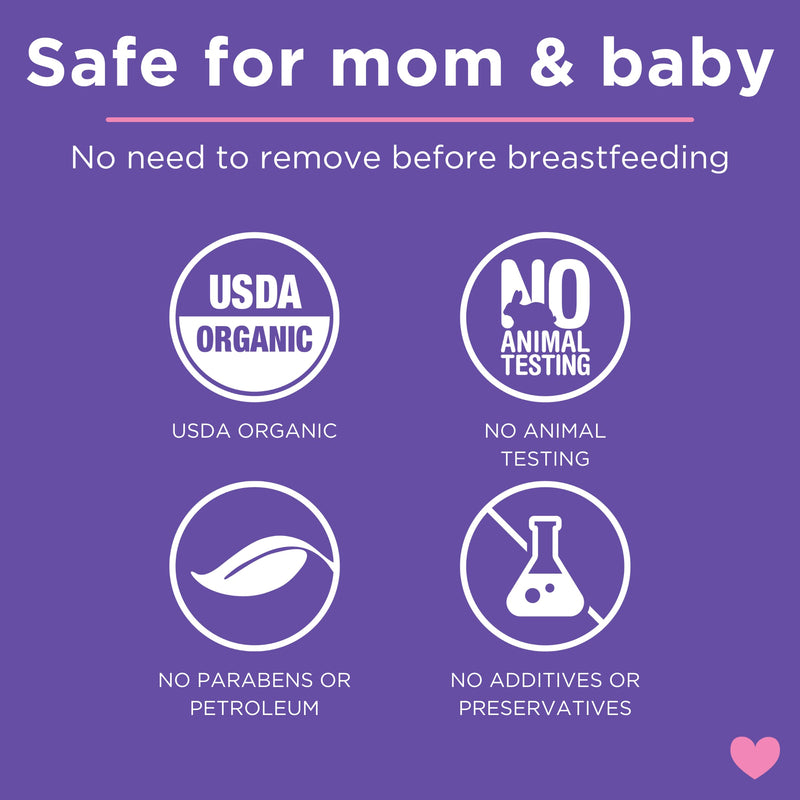 Lansinoh Organic Nipple Cream for Breastfeeding, 2 Ounces Balm - NewNest Australia