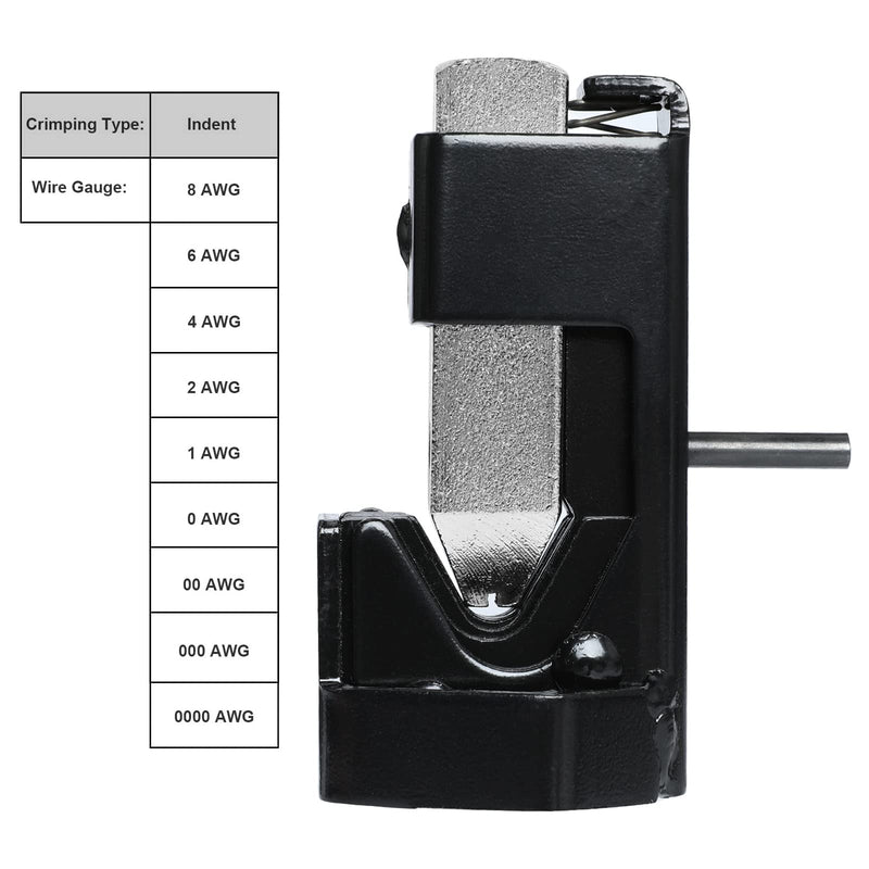 Mofeez Hammer Lug Crimper Tool for 8 AWG - 0000 AWG Battery and Welding Cables - NewNest Australia