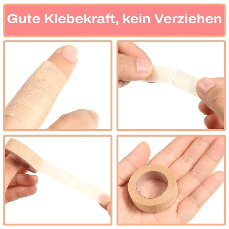 P-Beauty 3M Micropore non-woven plaster | medical tape | Tape, plaster | Hypoallergenic | Skin colors | for eyelash extensions and skin | Breathable, water-repellent (2.5cm x9.14m, 1 roll) 2.5cm - NewNest Australia