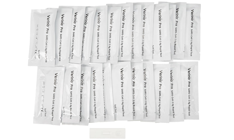 25x Verino Pro Corona SARS-CoV-19 Nasal Antigen Fast Lay Smear Self Test | CE 1434 - NewNest Australia