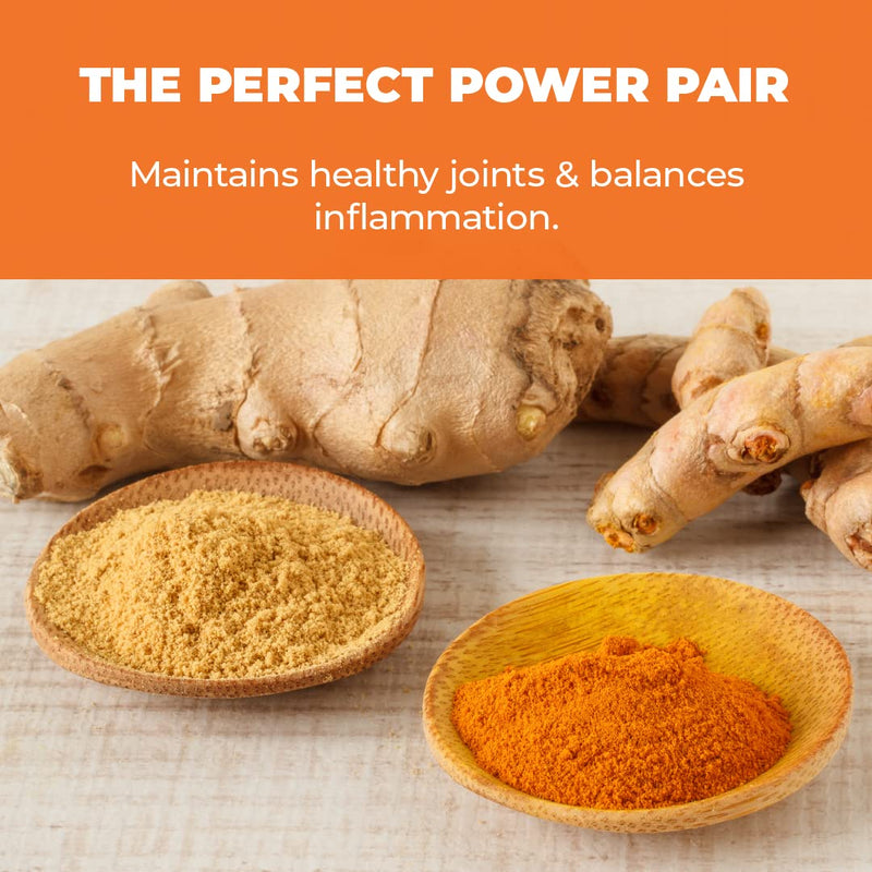 Turmeric Curcumin & Ginger Supplement with BioPerine Black Pepper - Natural Joint Discomfort Relief & Immune Support Capsules with 95% Curcuminoids. Vegan Antioxidant for Healthy Inflammatory Response - NewNest Australia