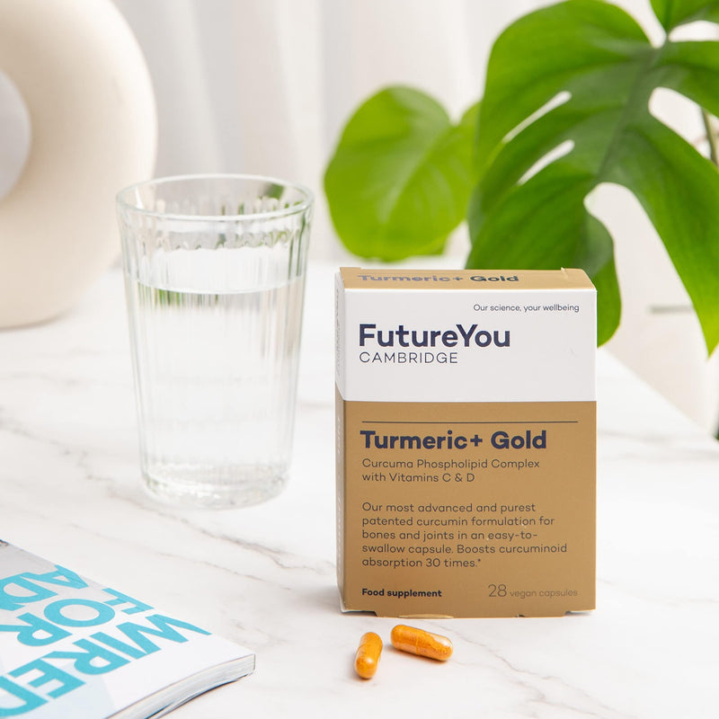 Turmeric+ Gold - Curcumin Capsule Patented Meriva Formulation with Vitamins C & D – Purest Turmeric Supplement for Bones, Joints & Muscles, 28 Day Supply - NewNest Australia