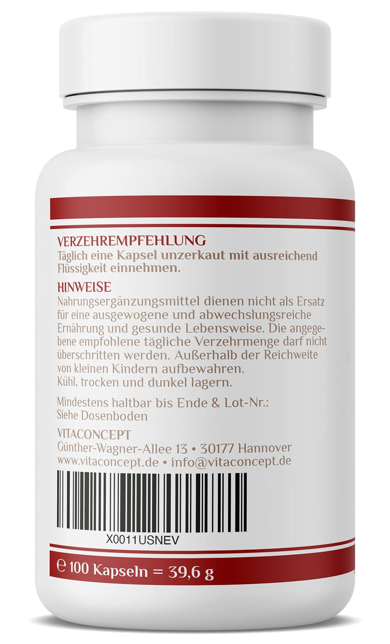 Vitaconcept Culture Complex With Inulin I 100 Gastro-Resistant Capsules I The Main Bacterial Strains Microencapsulated With Lactobacillus & Bifidobacterium I Made In Germany (100 Caspels) - NewNest Australia