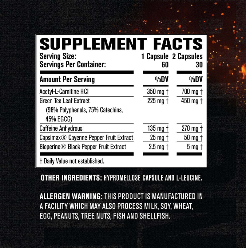Burn-XT Thermogenic Fat Burner - Weight Loss Supplement, Appetite Suppressant, & Energy Booster - Premium Fat Burning Acetyl L-Carnitine, Green Tea Extract, & More - 60 Natural Veggie Diet Pills 60 Count (Pack of 1) - NewNest Australia