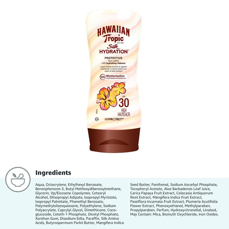 Hawaiian Tropic SPF30 Silk Hydration Lotion - 180 ml - NewNest Australia