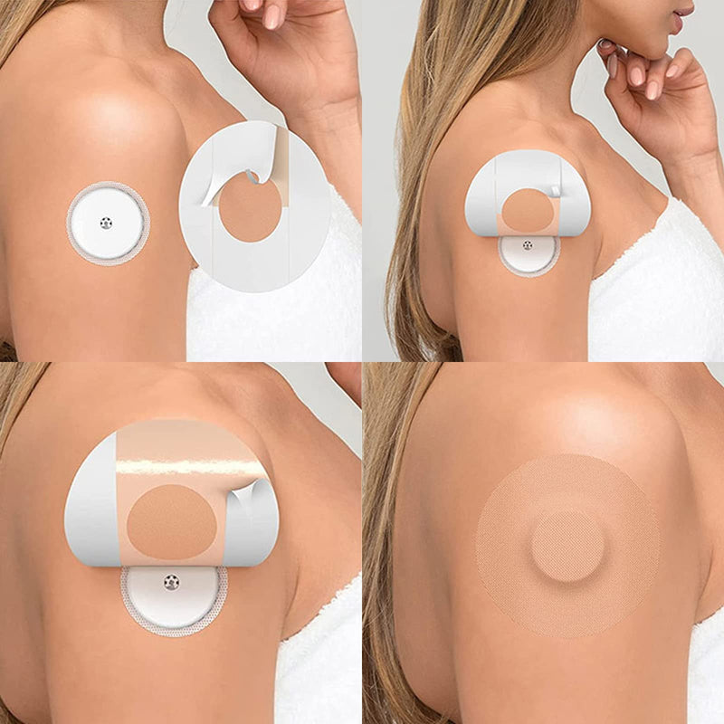 25PCS Freestyle Libre Sensor Covers, Scettar CGM Sensor Patches Waterproof Libre Adhesive Patches, Glucose Monitor Patch Lasting Without Hole for Freestyle Libre 1/2/3 and Medtronic Sensors - NewNest Australia