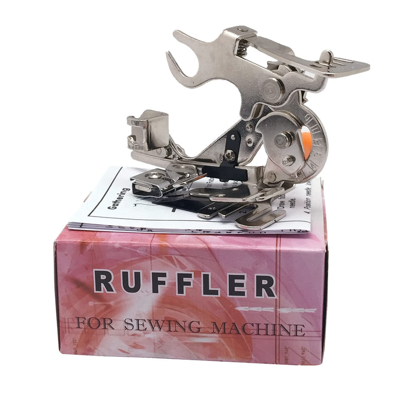 YEQIN Ruffler Foot (#55705) Sewing Machine Presser Foot for Singer Brother Juki Low Shank Sewing Machine (Pink Box) Pink Box - NewNest Australia