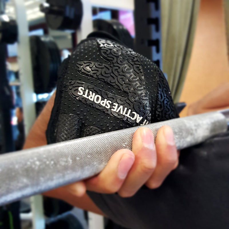 Fit Active Sports The Gripper Weight Lifting Gloves with Wrist Wraps - Extra Grip & Padding for Lifting, Gym Workout, Cross Training Fitness, & Weightlifting. for Men & Women. No Calluses Black Large - NewNest Australia