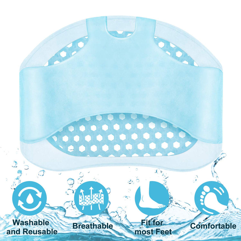 Bukihome Silicone Foot Pads, 8 Pieces Gel Forefoot Pads for Women and Men, Foot Pads, Bunion Metatarsal, Morton Neuroma Insoles for - Callus, Metatarsal Pain (Blue) Blue - NewNest Australia