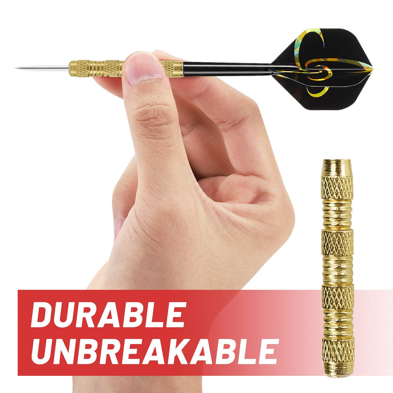 Accmor Steel Tip Darts, Professional Metal Darts, 14G Darts Metal Tip Set, Metal Darts for Dartboard,18 pcs Symbols - NewNest Australia